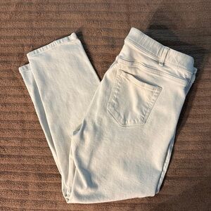 J. Jill Off-White Denim Pants